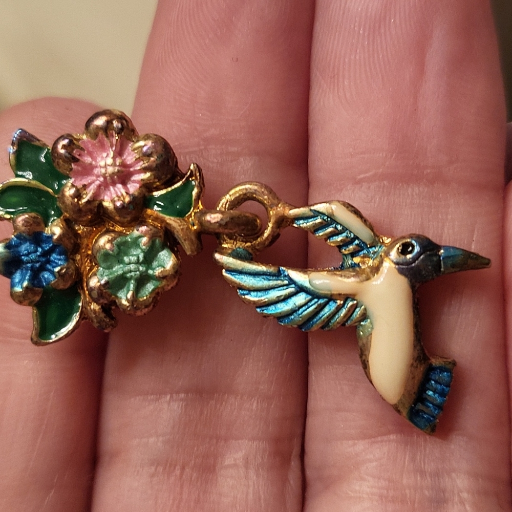 Humming bird earrings - Picture 3 of 11